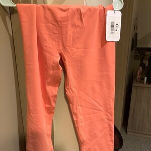 NWT Zyia Orange leggings size 12